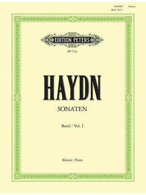 Haydn : Piano Sonatas Volume 1 : Edition Peters