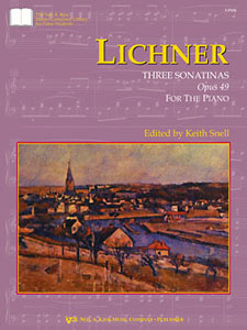 Lichner : Three Sonatinas Op.49