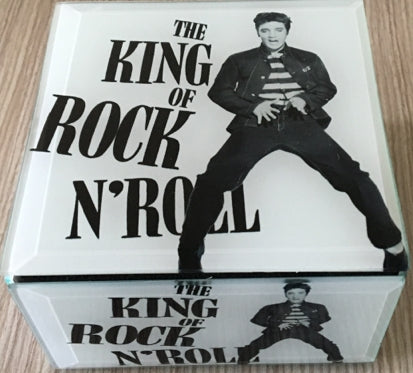 Elvis Presley : The King of Rock n’ Roll Glass Box