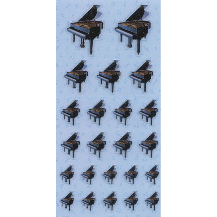 Sticker grand piano 