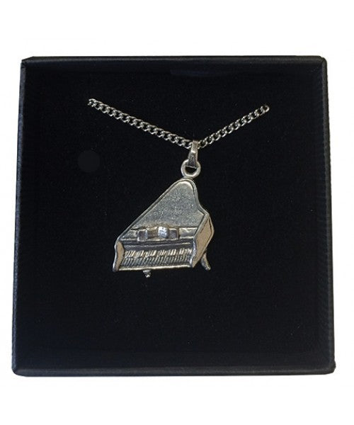 Necklace Grand Piano Pewter