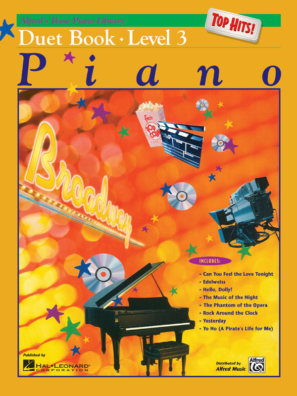 Alfred's Basic Piano Library: Top Hits! Duet Book 3