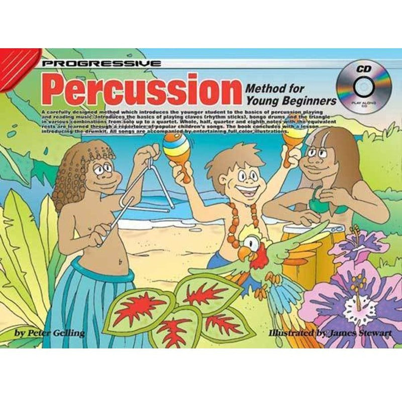Progressive Percussion Method For Young Begin Bk/CD