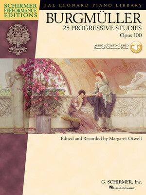 Burgmuller - 25 Progressive Studies Op. 100 With Online Access