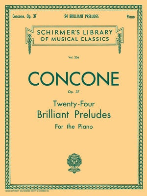 Concone - 24 Brilliant Preludes, Op. 37