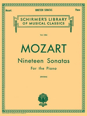 Mozart 19 Sonatas - Complete Schirmer Edition