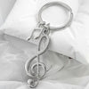 Keyring Treble Clef with quavers