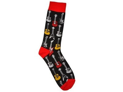 Socks Guitar Mens (10-13)