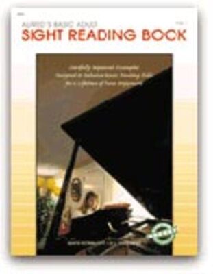 Alfred's Basic Adult Piano Course Sight Reading Book 1