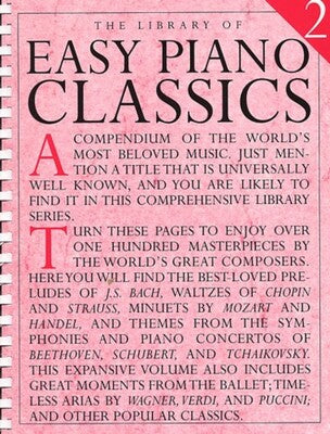 The Library Of Easy Piano Classics 2