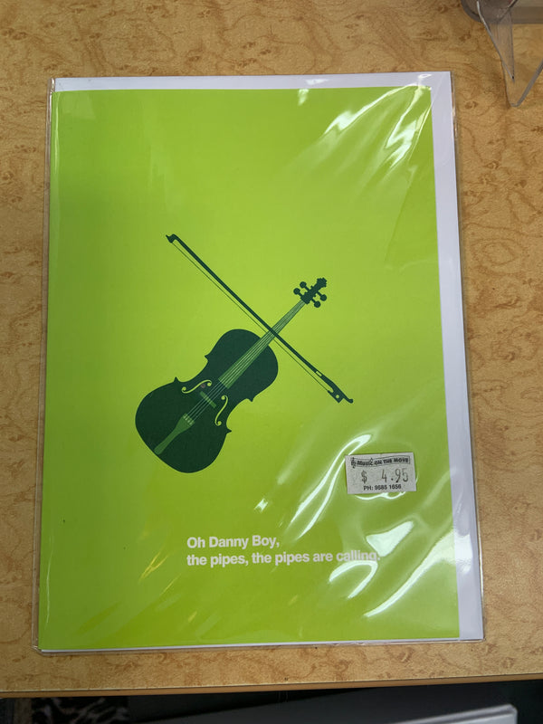 Greeting Card Violin (Oh Danny Boy)
