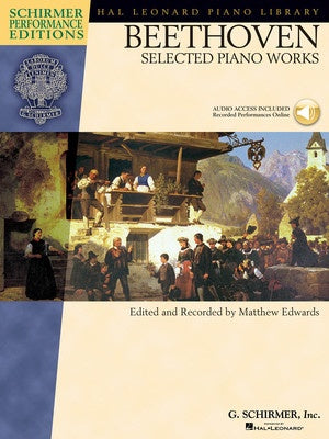 Beethoven : Selested Piano Works Bk/CD