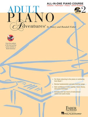 Piano Adventures Adult All In One Lesson 2 ... CLICK FOR MORE TITLES