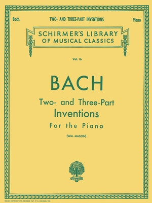 JS Bach : Two & Three Part Inventions