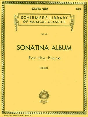 Sonatina Album Schirmer Edition