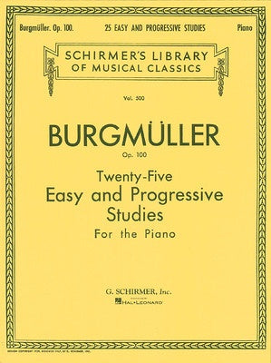 Bürgmuller : 25 Easy & Progressive Studies Op.100