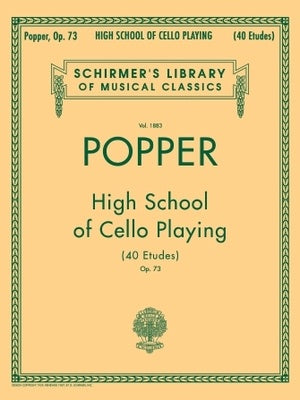 Popper: High School Of Cello Playing Op73 (40 Etudes)