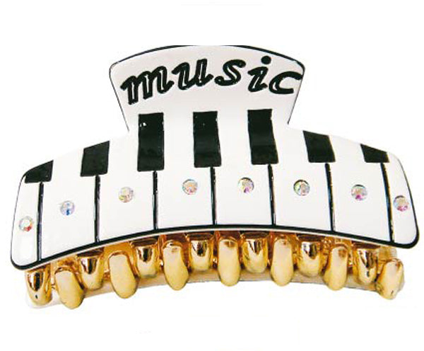 Hair Clip Piano Keys