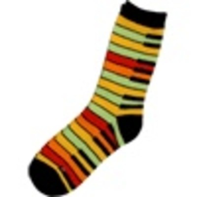 Socks Keyboard Multi Colour Design Unisex