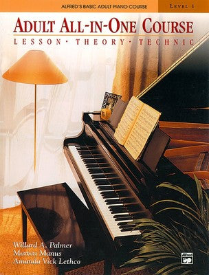 Alfred's Basic Piano Course : Adult All In One Course with Comb Binding... CLICK FOR MORE TITLES