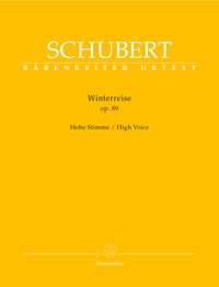 Schubert Winterreise OP 89 D911 High Voice