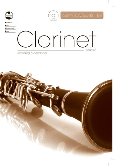 AMEB Clarinet Recording & Handbook Series 3 - Preliminary, Grade 1 and Grade 2