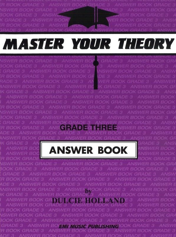 Master Your Theory Answer Book - Grade Three