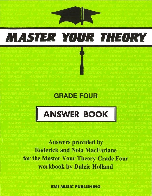 Master Your Theory Answer Book - Grade Four