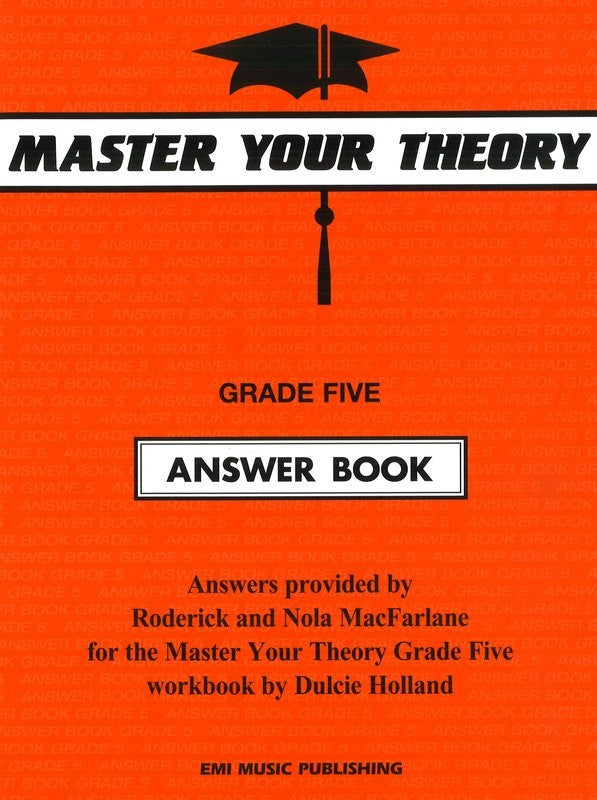 Master Your Theory Answer Book - Grade Five