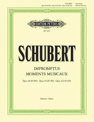 Schubert: Moments Musicaux Op 94 and Impromptus Op 90 & 142 : Edition Peters