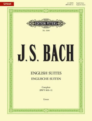 JS Bach : English Suites Complete 806-811 : Edition Peters