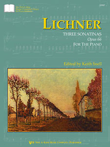 Lichner : Three Sonatinas Op.66