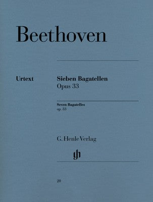 Beethoven : 7 Bagatelles Op. 33 : Henle Edition