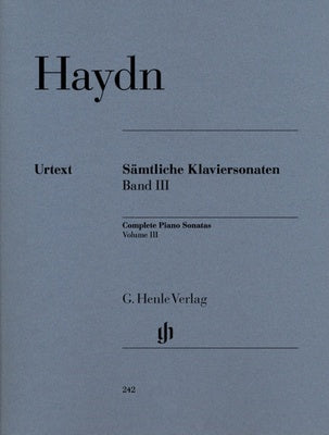 Haydn : Piano Sonatas Volume 3 : Henle Edition