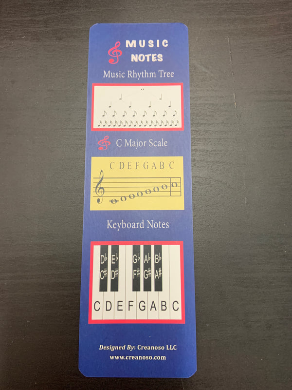 Music Bookmarks Music Notes/Symbols