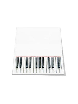 Notepad - Slant Pad - Piano Keys