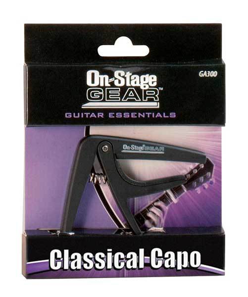 Capo : On Stage Classical Nylon String Guitar Capo in Black