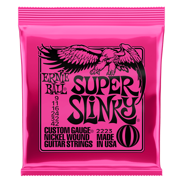 Ernie Ball Electric Guitar Strings 9-42 Super Slinky