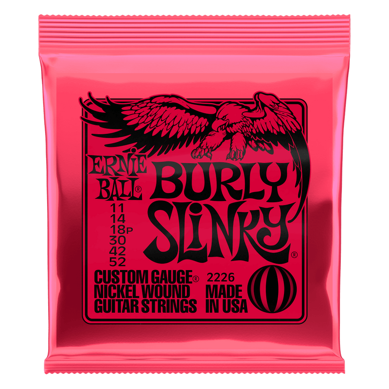 Ernie Ball Electric Guitar Strings 11-52 Burley Slinky