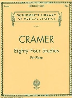 Cramer : 84 Studies Schirmer Edition (Book 1-4 Complete)