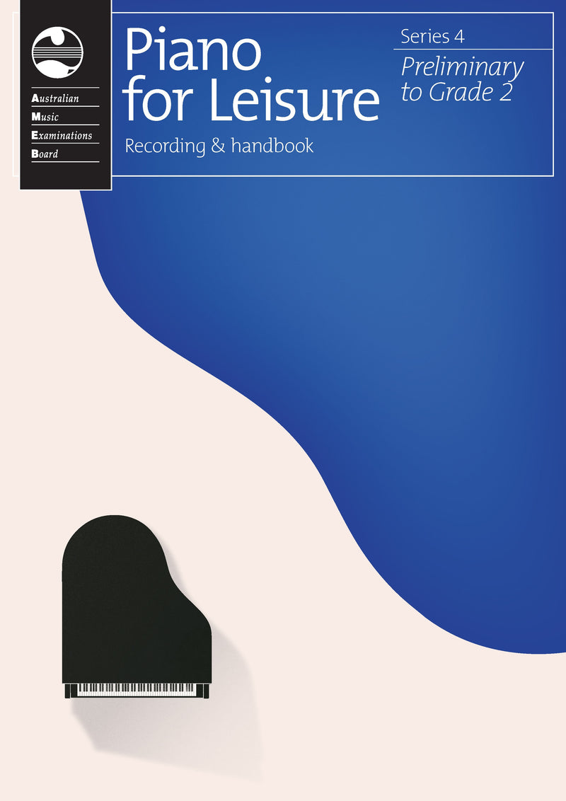 AMEB Piano For Leisure Series 4 Recording & Handbook - Preliminary, Grade 1 & Grade 2